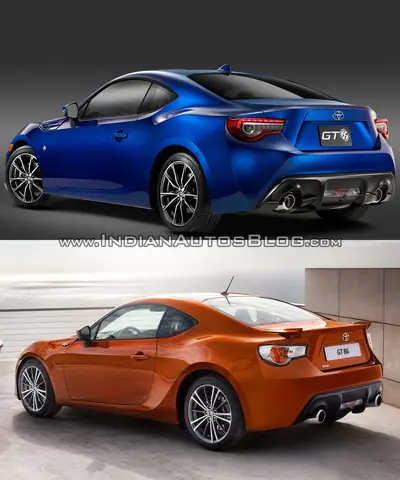 Toyota 86 2016 Vs 2017