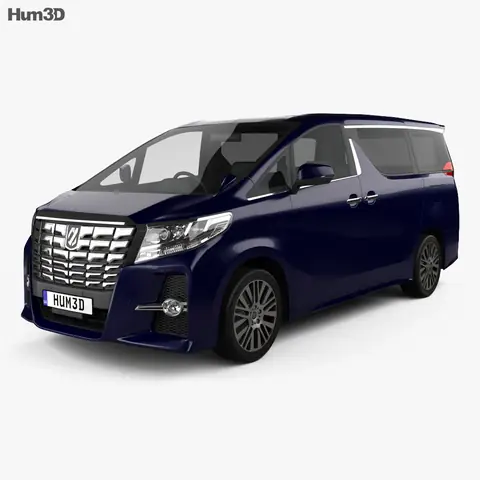 Toyota Alphard 3d Model