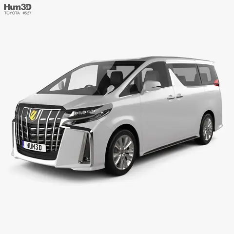 Toyota Alphard 3d Model