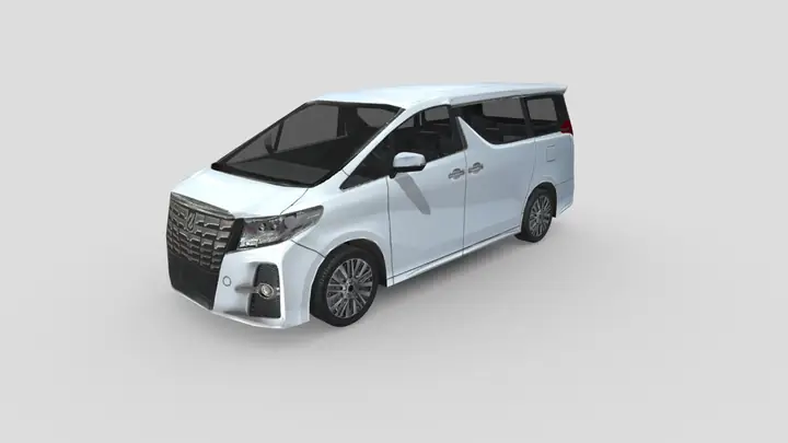 Toyota Alphard 3d Model