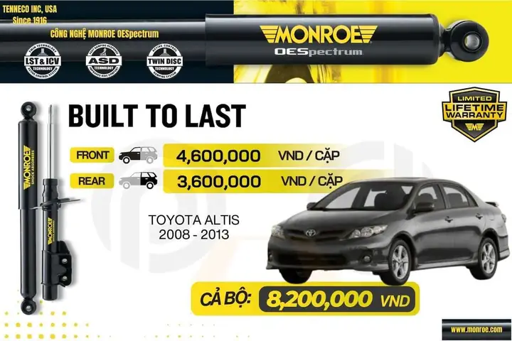 Toyota Altis 2008 Ghi Vàng Toyota Altis 2008 Ghi Vàng