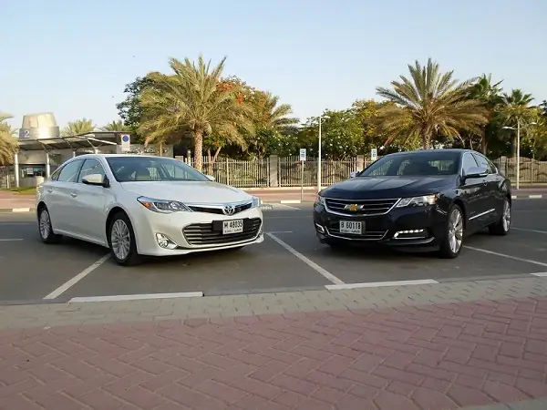 Toyota Avalon Vs Chevrolet Impala Toyota Avalon Vs Chevrolet Impala