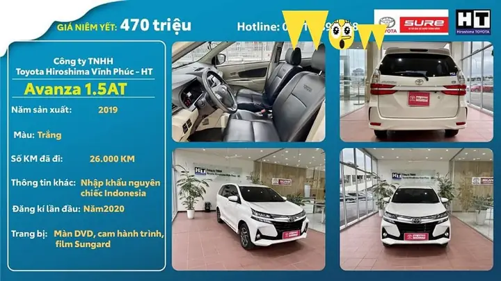 Toyota Avanza 2018 Cũ
