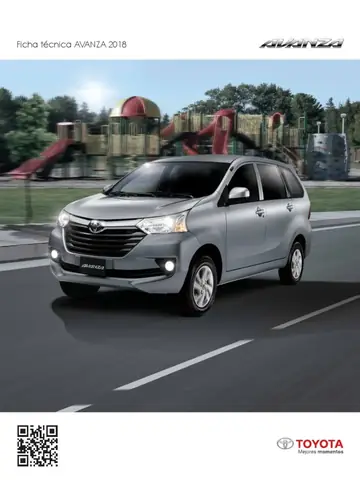 Toyota Avanza 2018 Ficha Tecnica