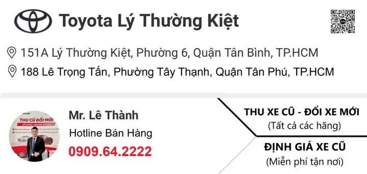 Toyota Bình Định Mr Phường