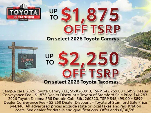 Toyota Camry Incentives And Rebates