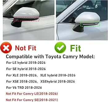 Toyota Camry Se Hybrid Mirror