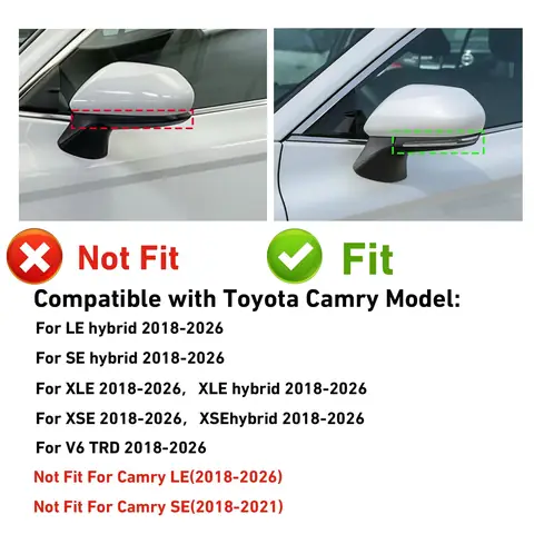 Toyota Camry Se Hybrid Mirror