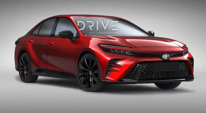 Toyota Camry Se Hybrid Red