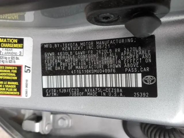 Toyota Camry Vin Decoder