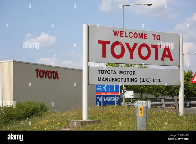 Toyota Car Manufacturing Derby Background