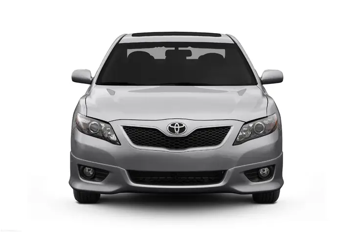 Toyota Car On Front View Toyota Car On Front View