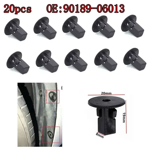 Toyota Corolla Fender Liner Clips