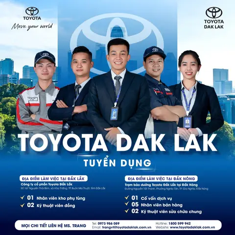 Toyota Daklak Tuyển Dụng