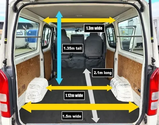 Toyota Hiace Dimensions Van