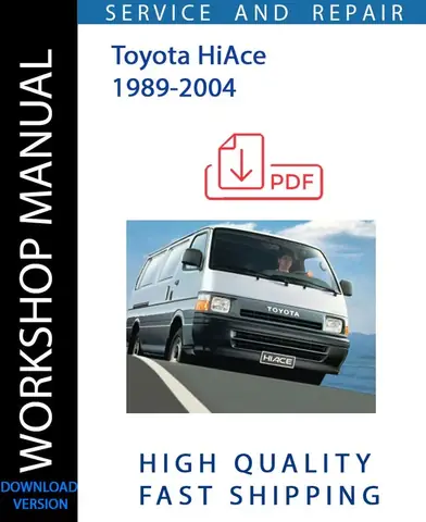 Toyota Hiace Service Manual Toyota Hiace Service Manual