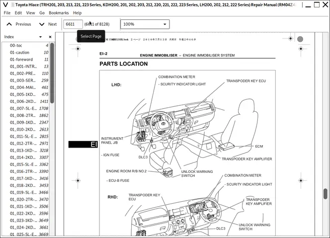 Toyota Hiace Service Manual Toyota Hiace Service Manual