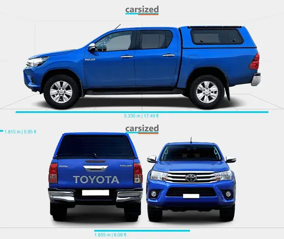 Toyota Hilux Size Dimensions