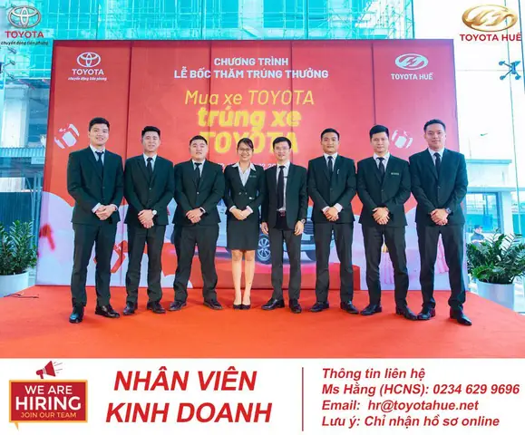 Toyota Huế Tuyển Dụng Toyota Huế Tuyển Dụng
