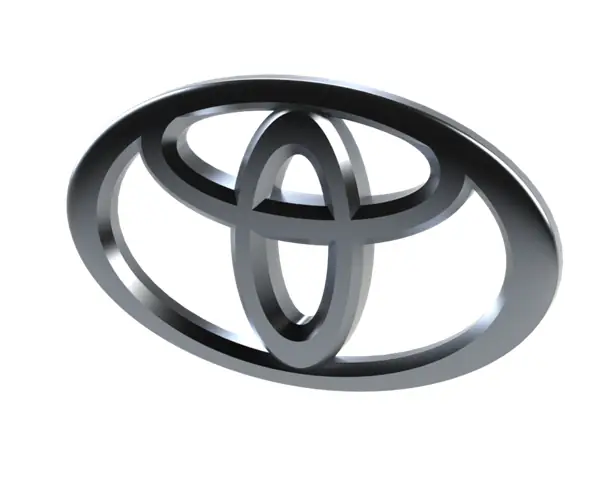 Toyota Logo 3d Model