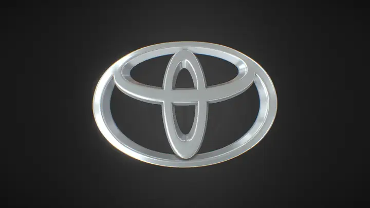 Toyota Logo 3d Model