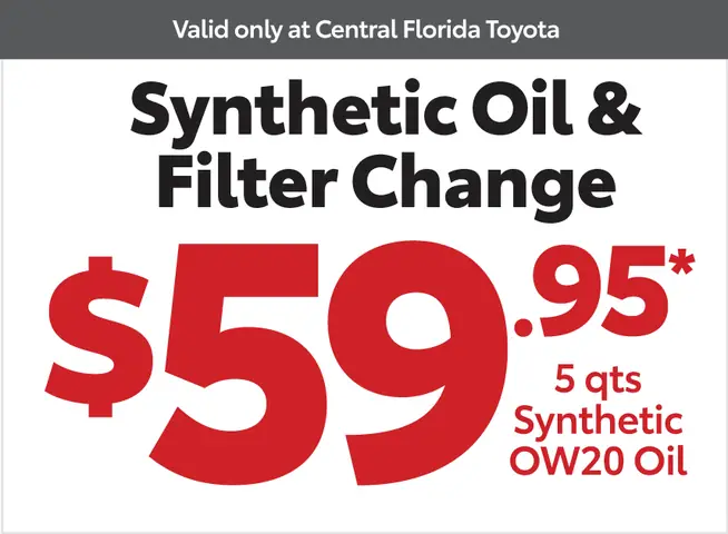 Toyota Oil Change Coupon