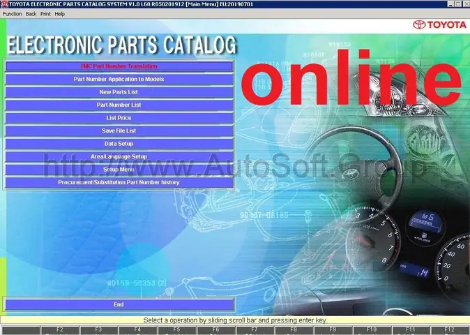 Toyota Online Parts Catalog Toyota Online Parts Catalog
