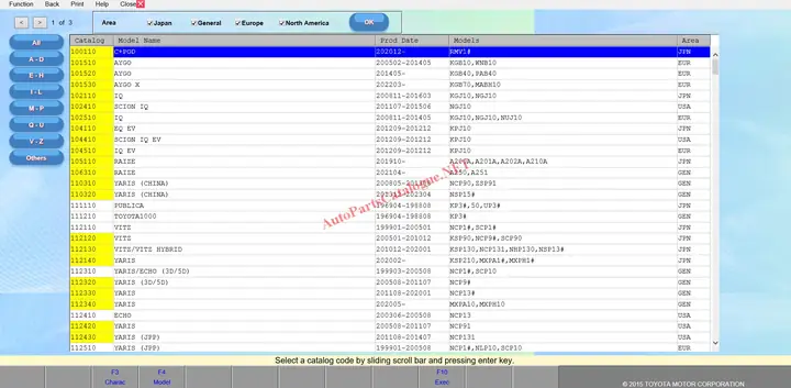 Toyota Online Parts Catalog