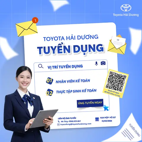 Toyota Tuyển Dụng Thực Tập Sinh