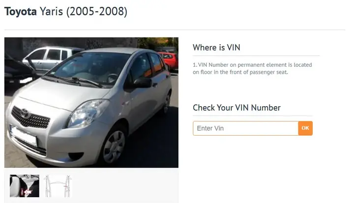 Toyota Vin Code Check