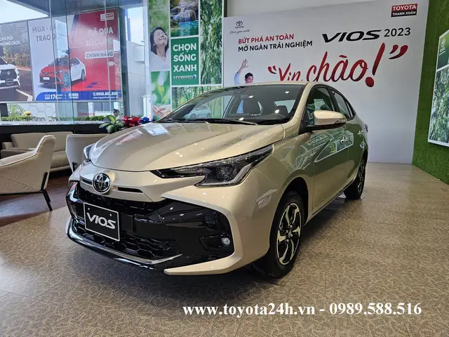 Toyota Vios Nâu Vàng