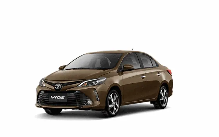 Toyota Vios Nâu Vàng