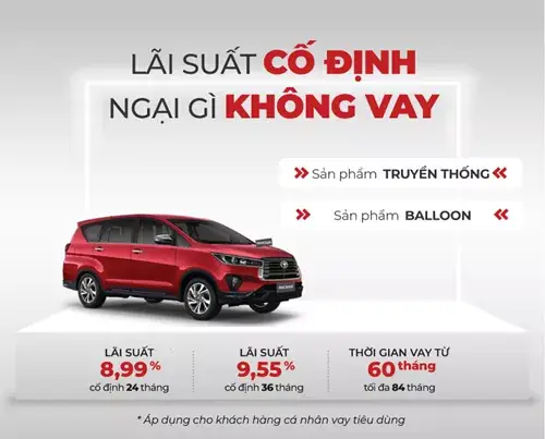 Trả Góp Xe Toyota