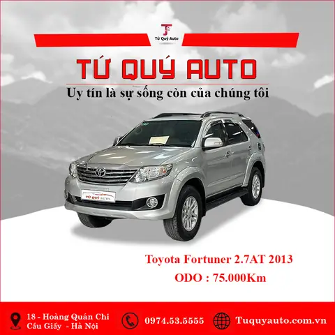 Xe Toyota Fortuner 2013