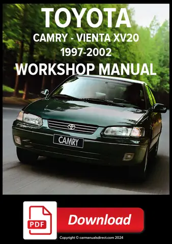 1997 To 2001 Toyota Camry Repair Manual