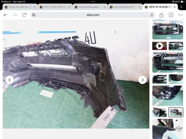 2016 Toyota 4runner Limited Front Bumper