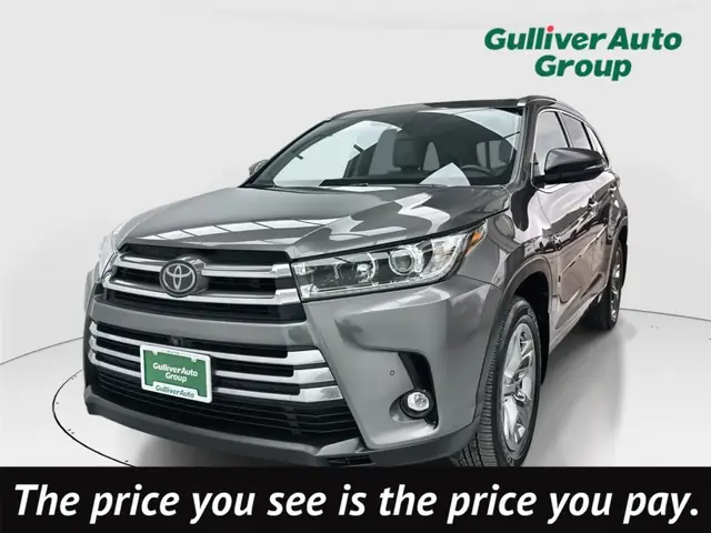 2019 Toyota Highlander Limited Platinum Colors