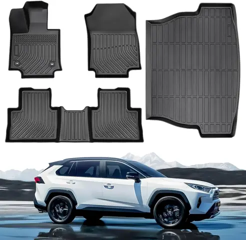 2019 Toyota Rav4 Hybrid All Weather Floor Mats 2019 Toyota Rav4 Hybrid All Weather Floor Mats