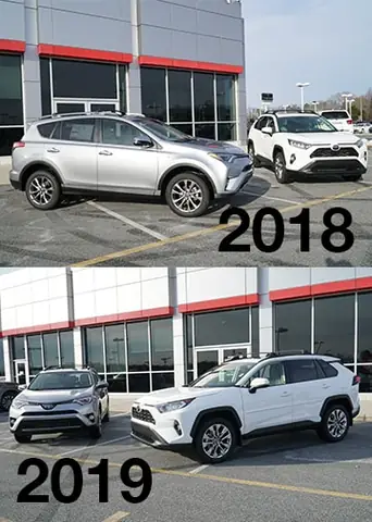 2019 Toyota Rav4 Vs 2018 Toyota Rav4