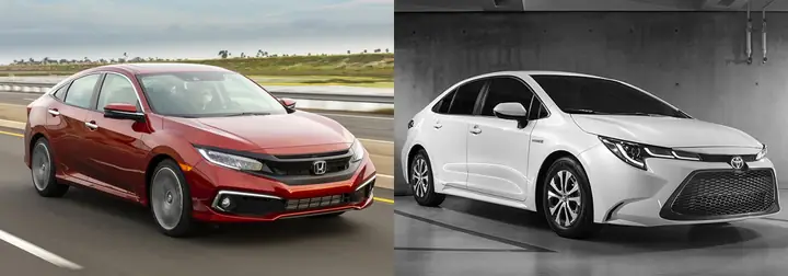 2020 Honda Civic Vs Toyota Corolla