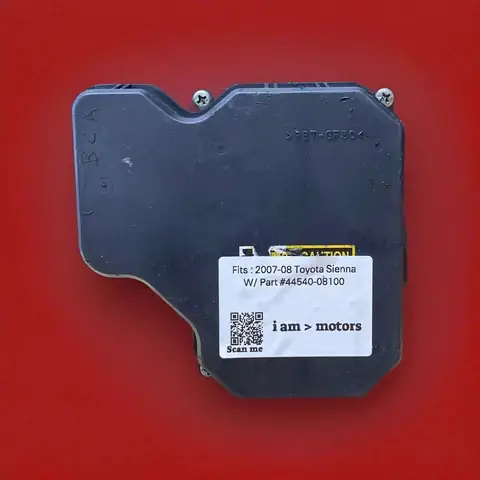 Abs Unit Part Toyota Sienna 2007