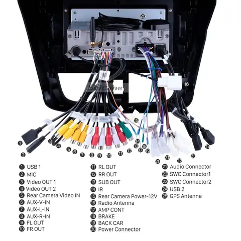 Audio System Diagrame For Toyota Vios