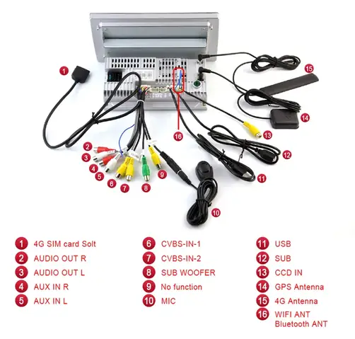 Audio System Diagrame For Toyota Vios