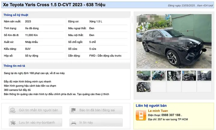 Baán Xe Toyota Yaris Cu Gia Rẻ Baán Xe Toyota Yaris Cu Gia Rẻ