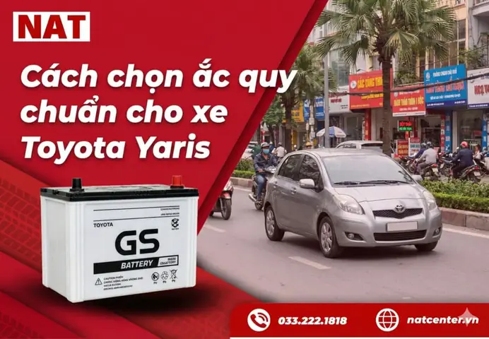 Ban Binh Ac Quy Xe Toyota Yaris