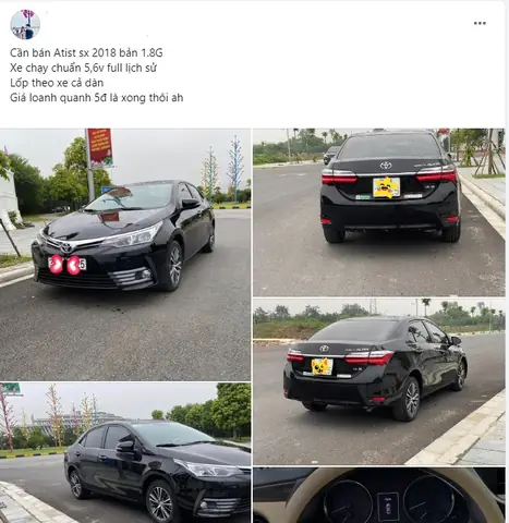 Bán Toyota Corolla Im 2018 Giá