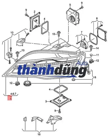 Bản Vẽ Chi Tiết Bóng Đèn Halogen Trên Toyota