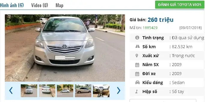 Bán Xe Toyota Cũ 200 Triệu