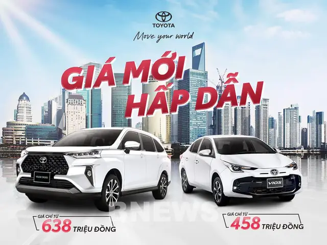 Bảng Giá Xe Toyota Có Giếng Trời