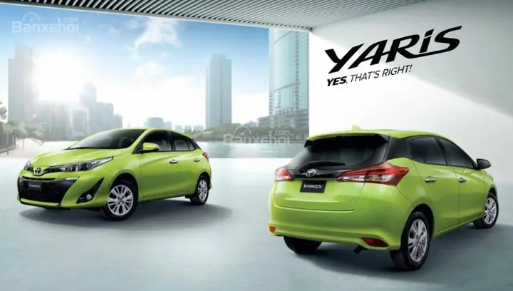Bảng Giá Xe Toyota Yaris 2018